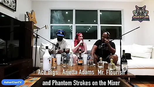 Arietta Adams ile yetişkin yıldızı podcast'i Mrflourish ve Ace Bigs ev sahipliği yapıyor