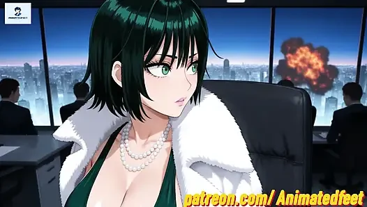 Fubuki Anime Style Hentai Anime Anal Footjob