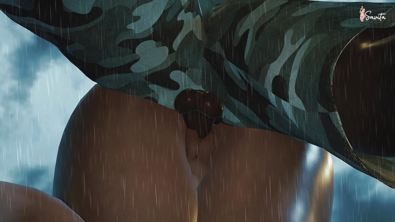 Sexy Desi Widow Meena Fucked by Her Neighbor in the Rain