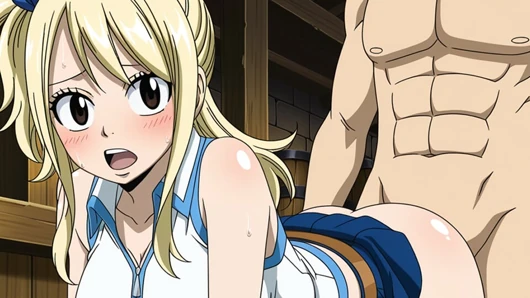 fairy tail Lucy My Sexy Stepsis is at Home, the Night will be Long and Hot (Family Sex) anime hentai cartoon japanese naruto