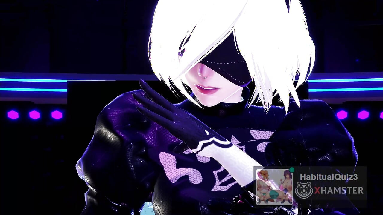 mmd r18 2B Chewy Nier Automata cosplay grande rabo quer foder duro infiel rainha fode peluda 3d hentai grande consolo