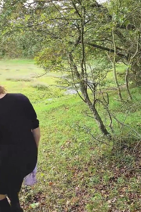 Fingering My Pussy in the Forest