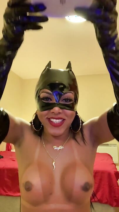 Aylla Gattina with Beautiful Lingerie of the Black Kitten