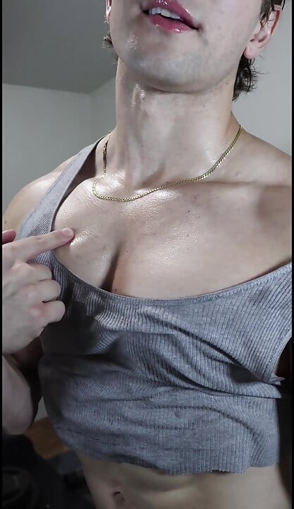 Hot stud love to workout and encourages you to do so