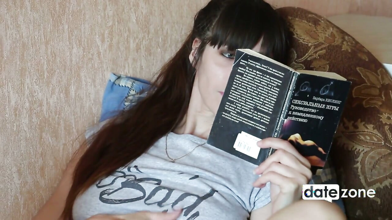 Lonely Housewife Reads a Romance and Starts Masturbating