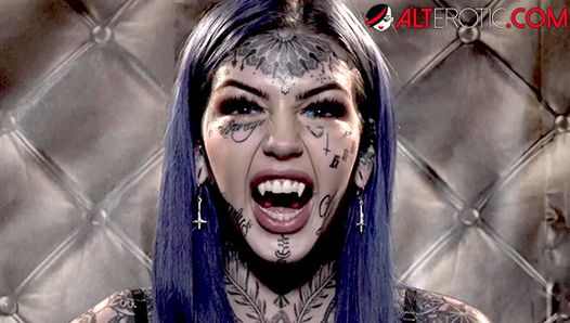 HO HUNTERS - Tattooed ghost Amber Luke wants to fuck