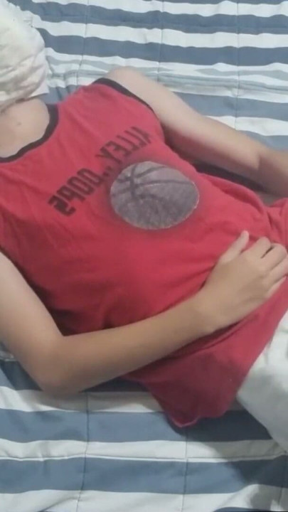 Diaper Masked Boy 18+ Jerking Off and Cumming | Clip 1