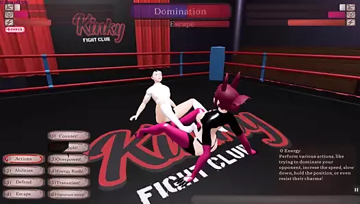 Kinky Fight Club Wrestling Hentai Game Ep1 - Hard Analny Ustalanie