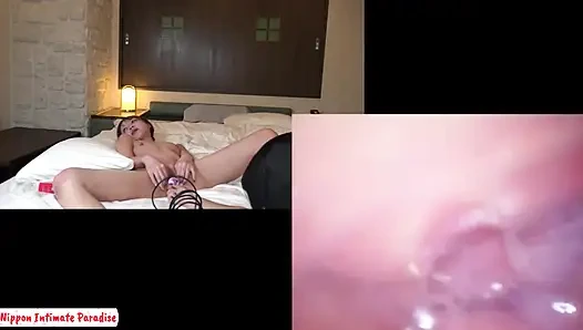 Schlanke sensible Schönheit wird die ganze Winternacht wild. Zweimal tief drinnen, plus eine intime pOV-Sicht!