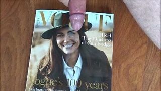 Vogue - журнал с Prinzessin Kate и сперма