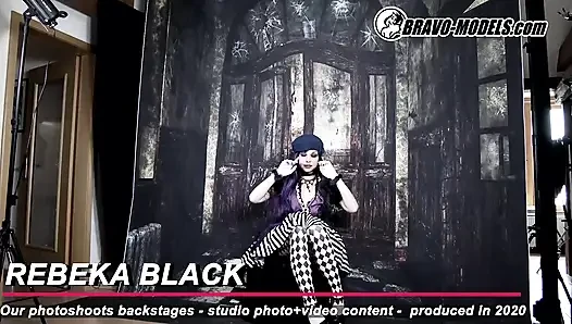 386 -фотосессия за кулисами Rebeka Black - Взрослый