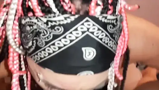 Поедание большого члена с глубокой глоткой