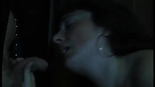 Spät in der nacht, glory-hole-orgie