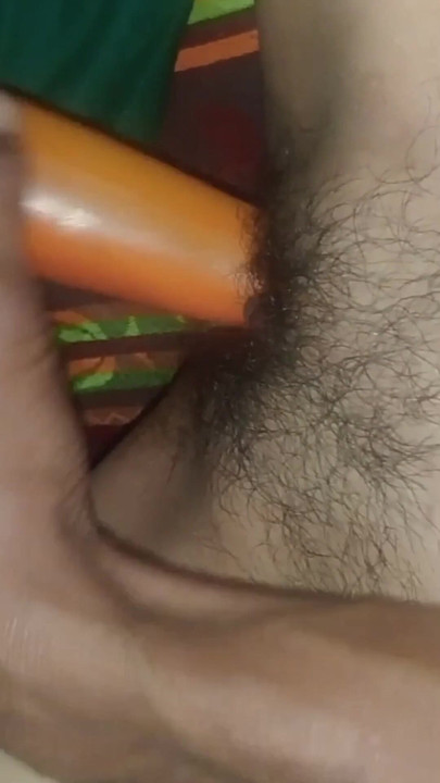 Desi village girl try things inside holes | Clip 1