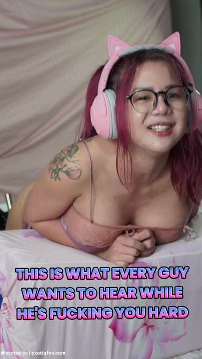 This is what every guy wants to hear while he’s fucking you hard
