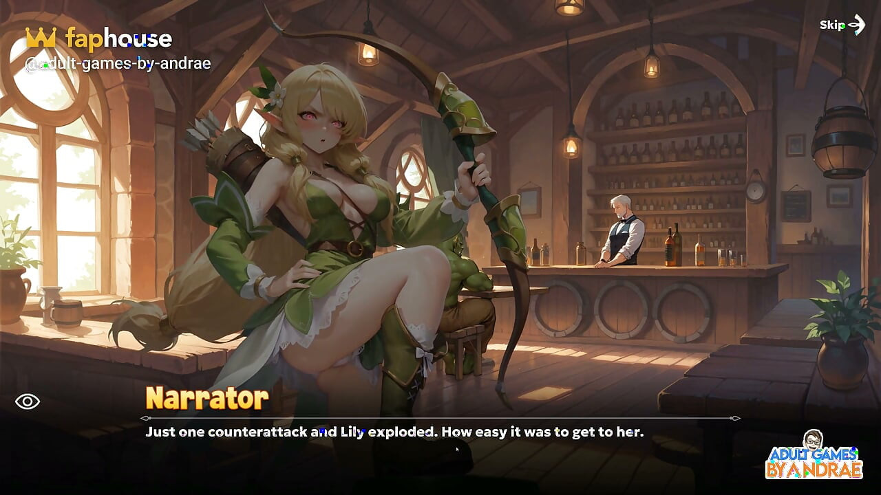 Isekai Waifu Overlord gameplay deel 12 - ontgrendelde Ruby en Lily's H-scène taverne-seks