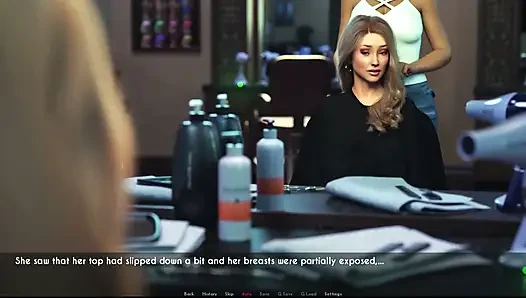 Awam Sophia Showed Her Boob in the Hairsalon.