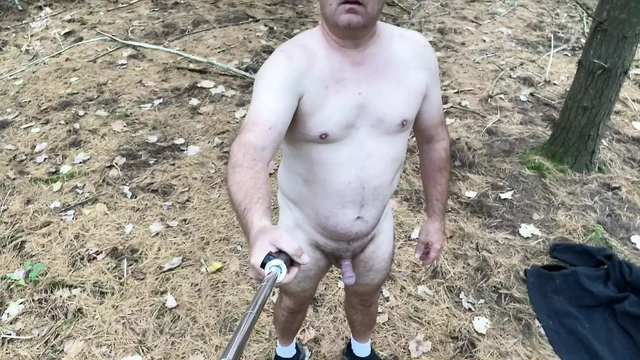Outside in public, play with my cock!
