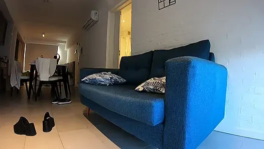 Morocha argentina hat sex ohne Kondom mit einem Touristen in Buenos Aires