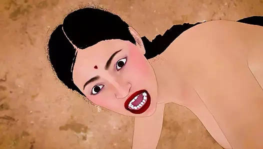 Lonely Bhabhi satisfies her pussy hunger by fucking with landlord's dick