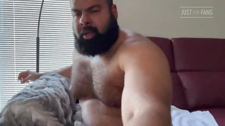 Bordes de oso cachondo con enorme semen
