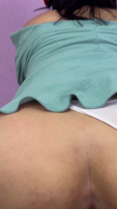 Enjoying my stepsister's huge ass. | Clip 2