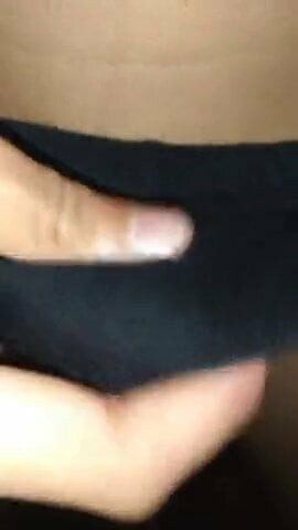 solo handjob cum