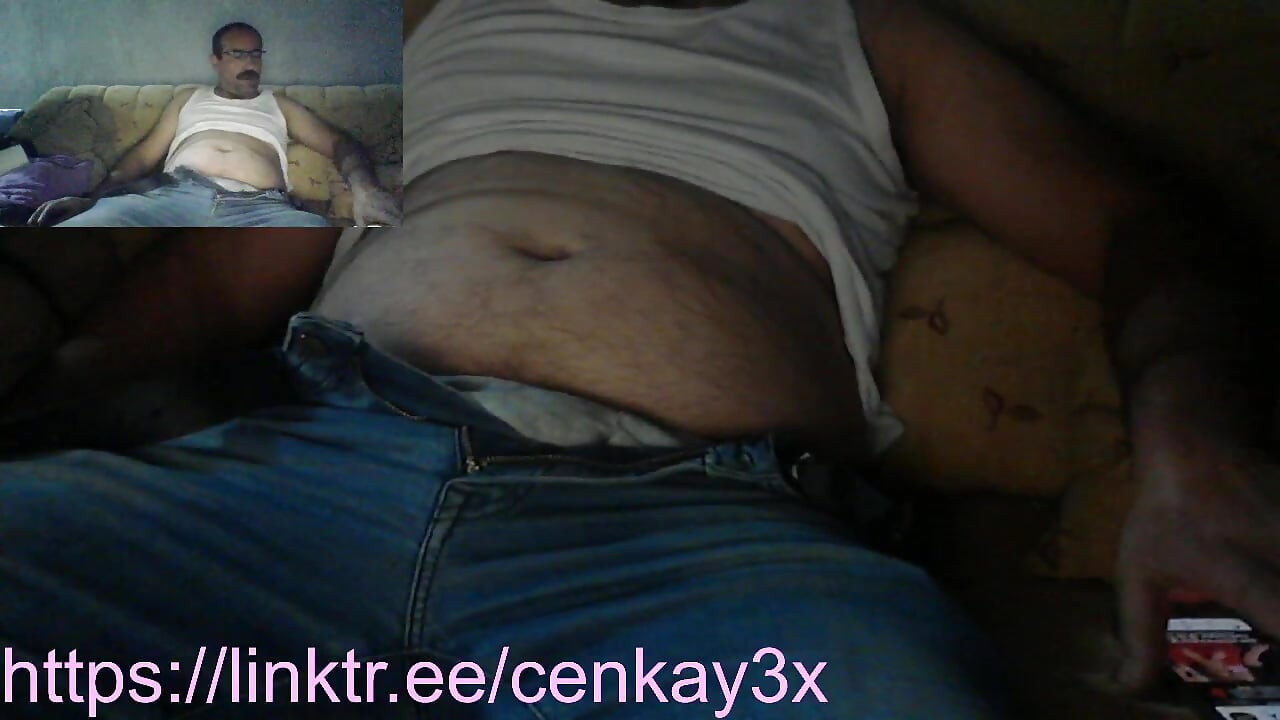 Straight Daddy Cums on Live TV