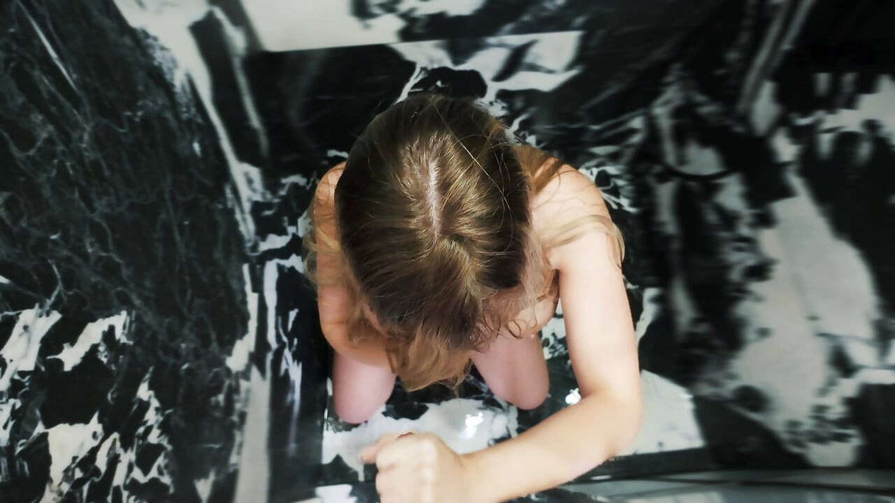 Stepmom Shower Surprise POV Steamy Wet Scene cumshot Finish