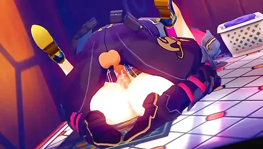 Honkai star rail - ruan mei kepergok fingering memeknya sendiri dan dientot di tempat - animasi hentai 3d