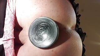 Fucking myself with a buttplug