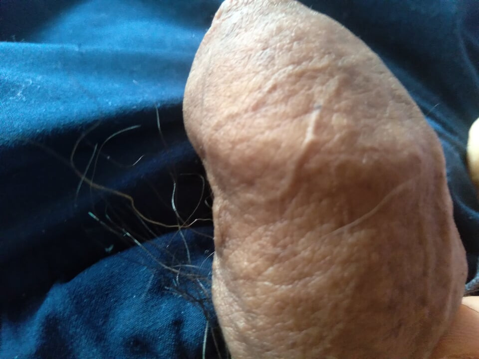 young man enjoys his long cock as a fetish