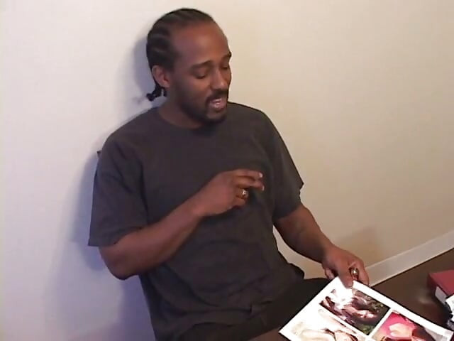 Hot sexy black babe sucks cock and gets her cunt boned then eats cum