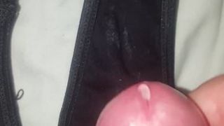 Cum in wifes used knickers