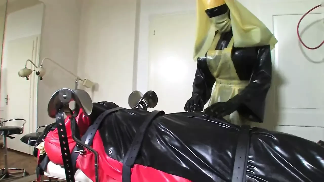 Bizarre Rubber Apron Bondage 4 of 5: Shemale BDSM Porn by Bondage Videos 4 U: Rubber Leila Media | xHamster
