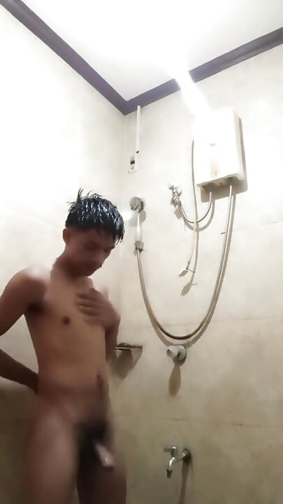 Another Shower Jerking off with Cumshot
