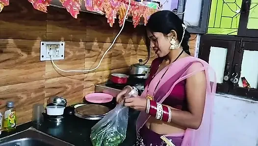 Watching Indian outdoor stepmom take a hot bath makes her stepson go crazy for fucking her