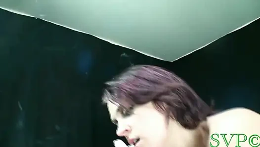 7 Months Pregnant Stepsister Gives Her Stepbrother a Little Treat