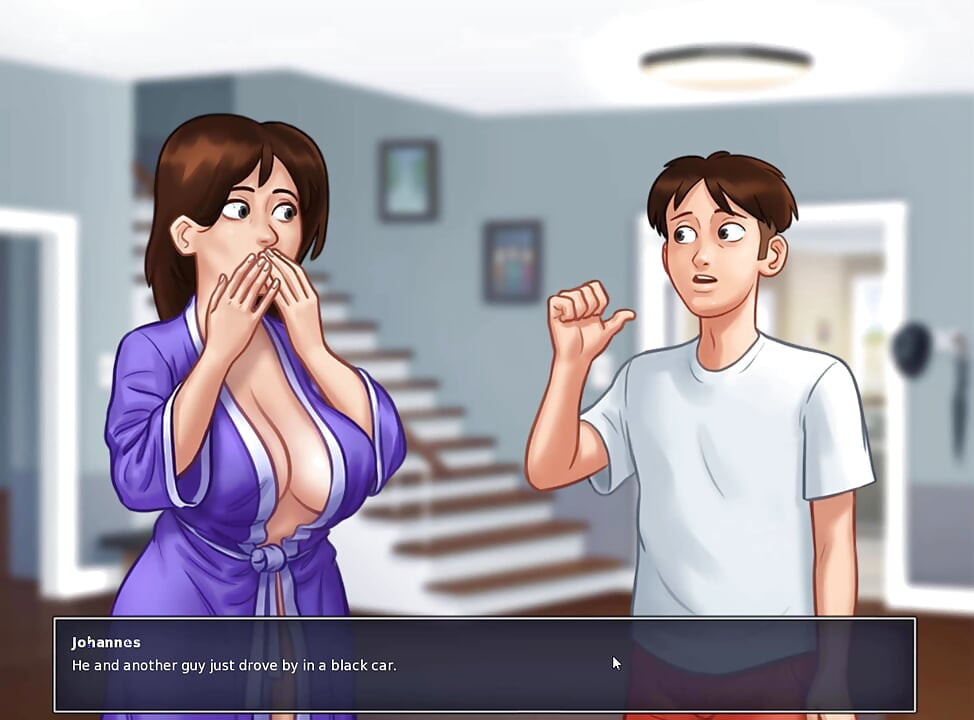 Summertime saga - extra classes are helping big beautifully boobs