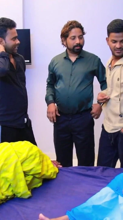 OFFICE OWNER AND EMPLOYEES HELD GROUP PARTY AND TWO GIRLS WERE ALSO PRESENT | Clip 1