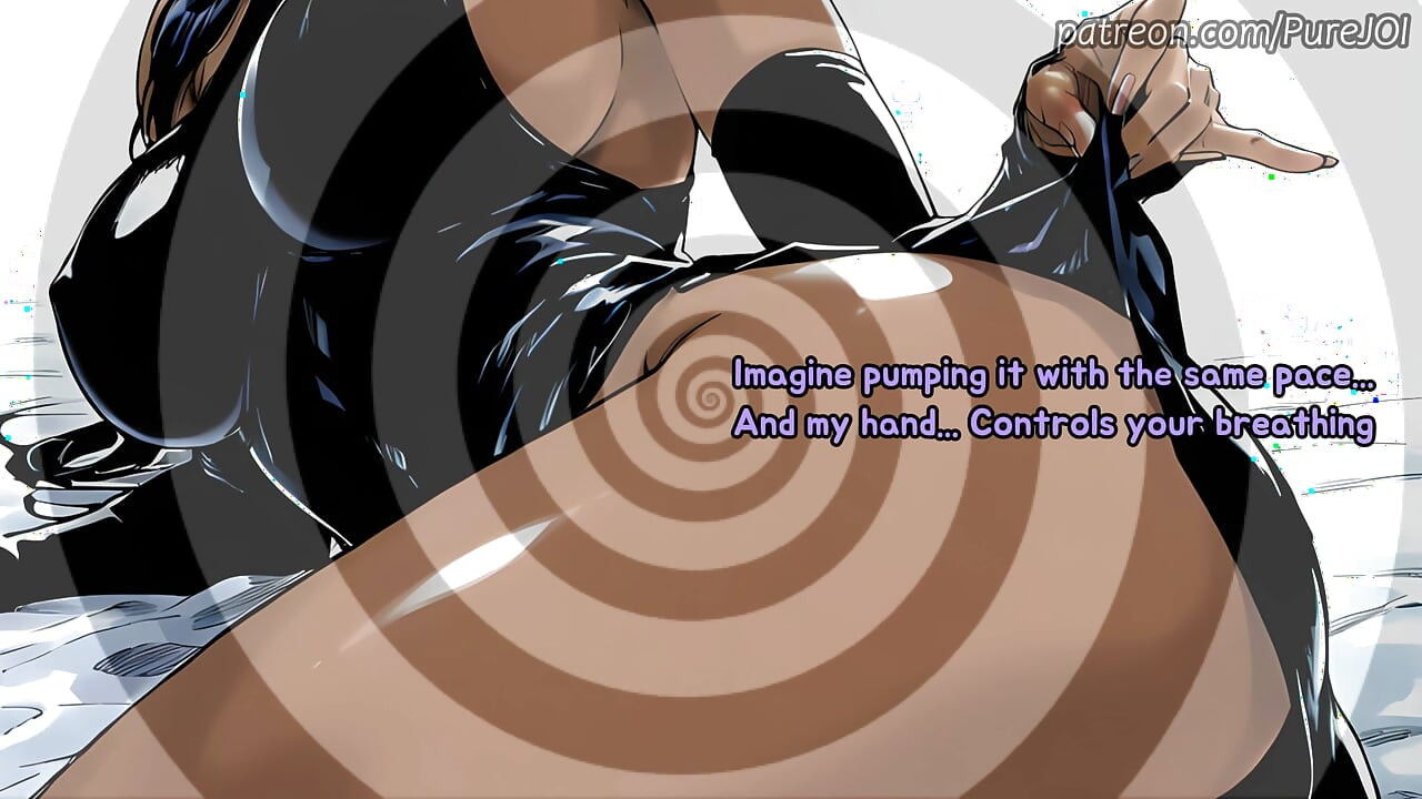 Looped! Yoruichi checks on your massive cock (Femdom JOI)
