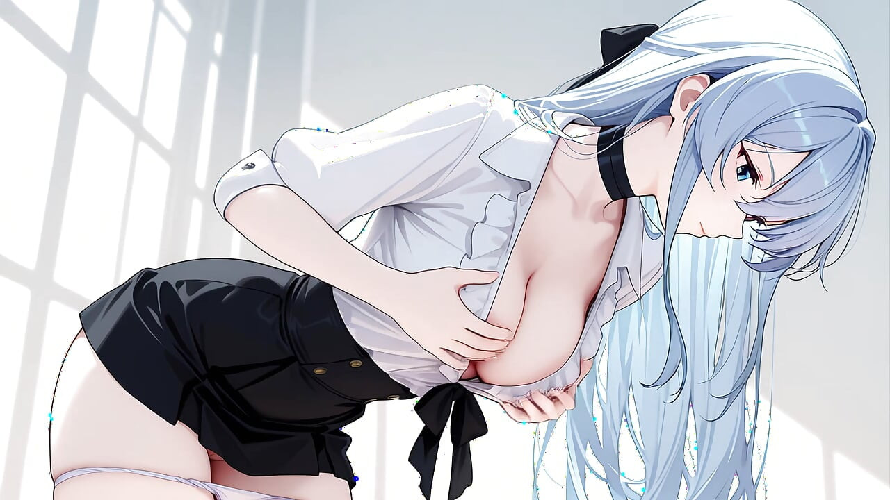 Esdeath veio comprar nova lingerie sexy e se divertir com um vibrador rosa. Esdeath hentai cosplay