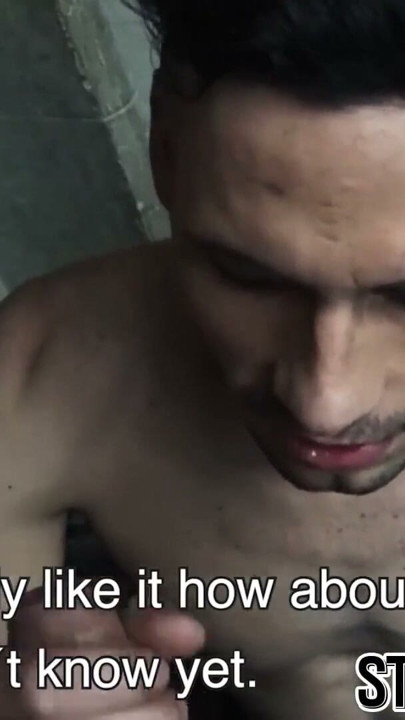 Latin hetero man turned gay after getting first feel of dick | Clip 1