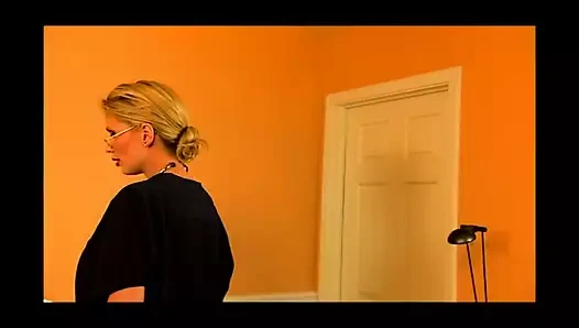 Wonderful Sexy MILF with Huge Tits Masturbates Her Hairy Pussy Doggy Style