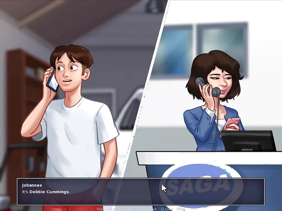 Summertime Saga - Debbie gave me a handjob