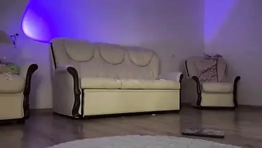 Jucielussie hard fucking with huge dildo