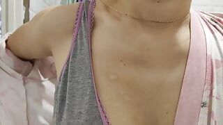 Compilation of Muscles Flexing, Pee and Milky Tits 4K