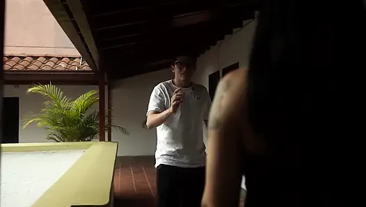 I Fuck My Gothic Neighbor's Huge Ass and I Come on Her Tight Ass