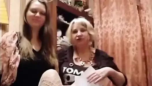 Russian Mom With Not Daughter