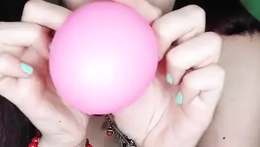 Shyyfxx glücklicher karneval! Stoßen und mit Ballons spielen! Looner fetisch